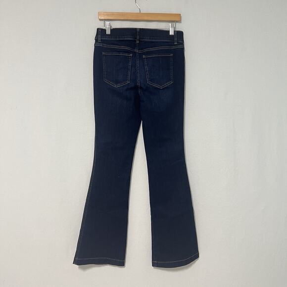 Spanx SPANXshape EveryWear Flare Jeans Midnight Shade Size M Petite High Rise - Picture 6 of 12